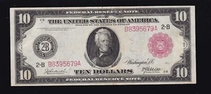 US 1914 $10 FRN New York District Red Seal FR 893b VF-XF (679) - Picture 1 of 2