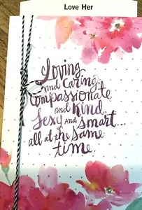 WOMAN I LOVE BIRTHDAY Cards, Wife Girlfriend 16 Choices HALLMARK 38 - Picture 1 of 46