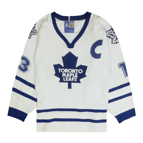 Vintage Toronto Maple Leafs Mats Sundin Hockey Jersey Size XL White 90s NHL Cover