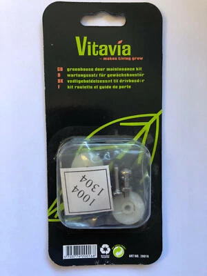 Vitavia Gewächshaus Türrad Ersatz-Kits 22 mm Türrollen 7/8ths