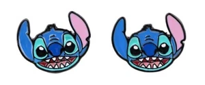 Pendientes de tachuelas de metal esmaltado facial de personajes de dibujos animados - Imagen 1 de 1