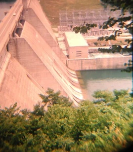 Lote de 3 casas flotantes estéreo Kodachrome Norris Dam State Park de colección Lake años 60 - Imagen 1 de 3