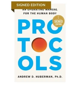 DR. ANDREW HUBERMAN PROTOCOLS AUTOGRAPHED SIGNED 1ST ED HC BOOK 2025 PRESALE - Imagen 1 de 1