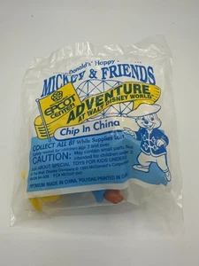 1993 McDonald’s Mickey & Friends EPCOT Adventure Chip in China Toy Sealed Bag - Picture 1 of 9