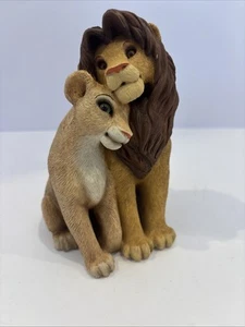 Disney Vintage Lion King Statue Simba And Nala Sculpture by Sandra Brue - Bild 1 von 6