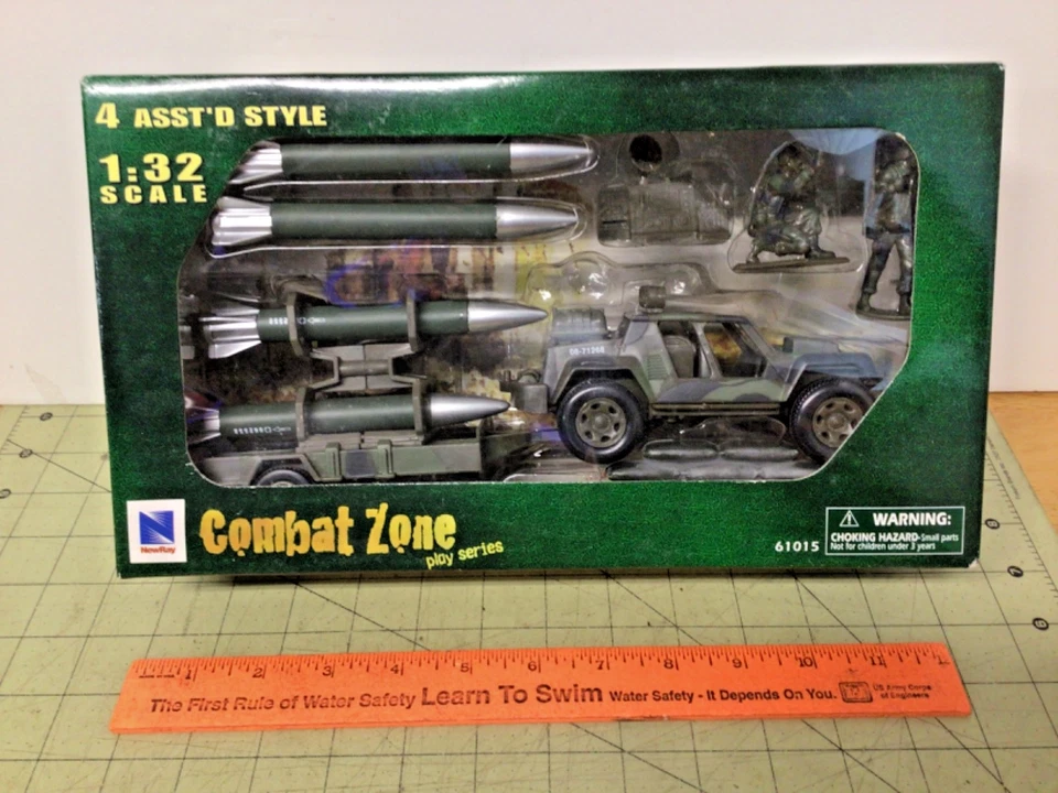 1:32 Combat Zone military play set with missiles by New-Ray Toys lot #3 - Image 1 of 4