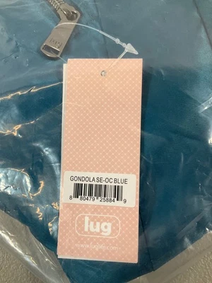 Bolso de Mano Mediano Lug Gondola SE - Azul Océano, Unisex, Cremallera, Nuevo con Etiquetas Foto 1 de 4