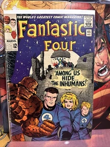 Fantastic Four #45 1. Auftritt der Inhumans Silver Age Marvel Comics 1965 - Bild 1 von 5