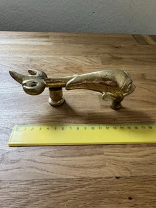 Golpeador de puerta, Cutajar Works Malta Door Knocker forma de delfín. Aprox. 800 gr - Imagen 1 de 9