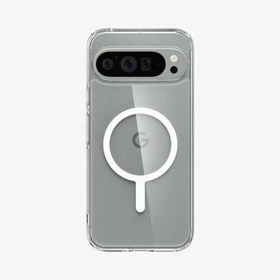 Anillo de metal Spigen Ultra híbrido OneTap MagSafe para Google Pixel 9 Pro XL - transparente Foto 1 de 4