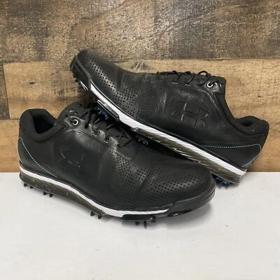 Zapatos de golf Under Armour Tempo Tour de cuero negro - para hombre talla 12 - 1270205-011 Foto 1 de 4