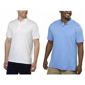 MEN'S KIRKLAND SIGNATURE EGYPTIAN COTTON POLO SHORT SLEEVE SHIRT SIZE M XL NWT - Picture 1 of 3
