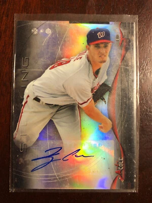 2014 Bowman Sterling Prospect Autographs Refractors #BSPAAC A.J. Cole Auto #/150 - Image 1 of 2