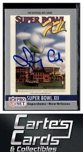 Larry Cole 1990 Pro Set #12 Super Bowl XII Dallas Cowboys TTM/IP Signed Auto - Picture 1 of 2