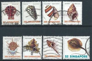 Singapore 1977 Shells & Marine Life 8 Fine Used Stamps Shellfish - Picture 1 of 1