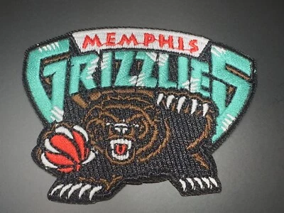 Memphis Grizzlies Iron On Patch Throwback Vintage