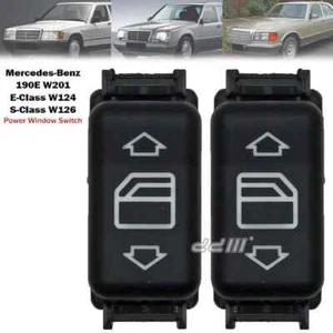 Mercedes-Benz W124 E-Class W126 S-Class 190E W201 Power Window Switch (Left/Righ - Picture 1 of 7