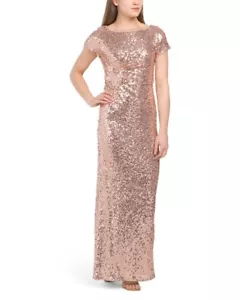 Vestido de lentejuelas ADRIANNA PAPELL (talla 6) - Imagen 1 de 2