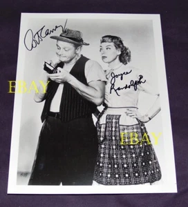 The Honeymooners rare signed ART CARNEY and JOYCE RANDOLPH Nortons CBS-TV mint - Picture 1 of 3