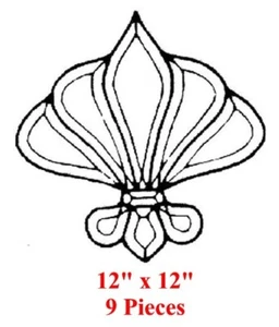 Grupo biselado de vidrieras BC20 BC-20 - 12"" x 12"" (9) piezas - Imagen 1 de 1
