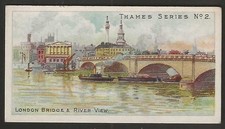 TADDY-THAMES SERIES 1903-#02- LONDON BRIDGE & RIVER VIEW 
