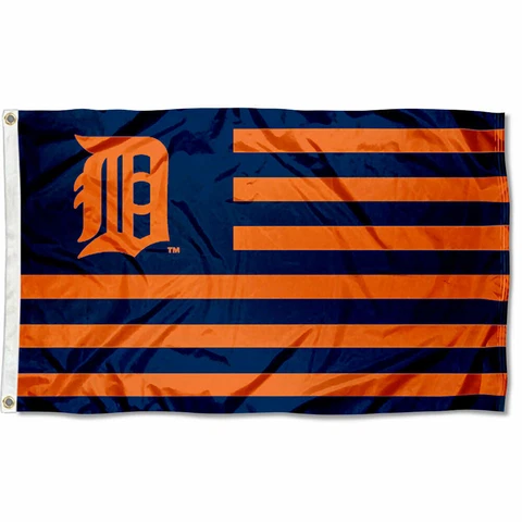 Detroit Tigers Nation Flag Stripes Cover