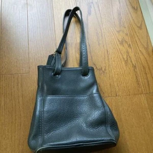 Coach Vintage Sonoma Drawstring Leather Shoulder Bag 4923 dark green Women - Picture 1 of 9