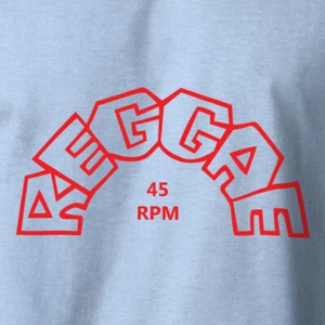 Camiseta REGGAE 45 RPM Música Jamaicana Bob Marley Impresa en Pantalla S-6XL - Imagen 1 de 14