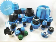 Raccordo tubo polietilene 20 Raccordi a compressione irrigazione acqua gomito