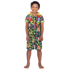 Caballeros-disfraz beachboy Hawaii-camisa y pantalones cortos caribe verano fiesta de playa atuendo