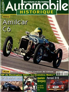 AUTOMOBILE HISTORIQUE n°34 AMILCAR C6 FERRARI 512 GP DONINGTON 1937 GP MAROC 58  - Bild 1 von 1