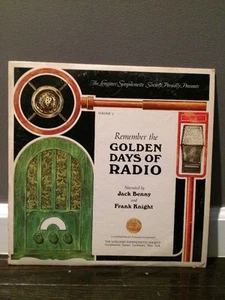 Jack Benny And Frank Knight – Remember The Golden Days Of Radio Volume 2 LP - Imagen 1 de 6