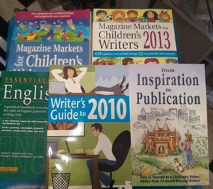 Lot Of 5 Writers Guides And Books  Childrens Writers Inspiration And More - Picture 1 of 11