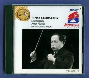 Pierre Monteux - Rimsky-Korsakov, Scheherazade, Antar, Sadko 1942-6 NEW 1994 CD - Picture 1 of 2