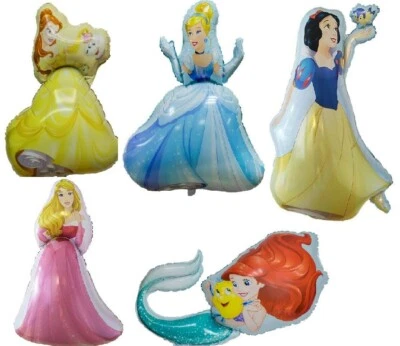 COOLTHINGZ LARGE 37" Disney PRINCESS FOIL BALLOONS Belle Cinderella Ariel Birthday Party