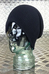 Genuino Ejército de EE. UU. Gorro Gorro Negro Gorra de Reloj 100% Lana - NUEVO - Imagen 1 de 12