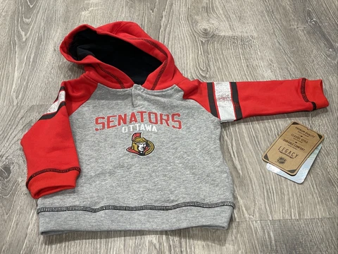 NHL Ottawa Senators Sweatshirt 18 Month Red Black OC1 Cover