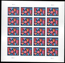 US. 5543. (Forever). Love Stamps. Sheet of 20. MNH. 2021