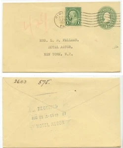 1927 Ridgeway Pennsylvania Sc 575 imperf uprating PSE - looks non-philatelic - Picture 1 of 1