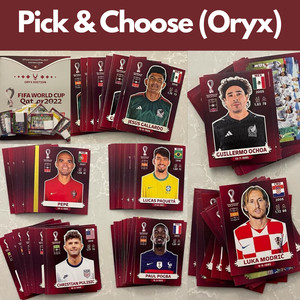 _(PICK)_ Groups E,F,G,H Oryx Edition 2022 FIFA World Cup Qatar Panini stickers