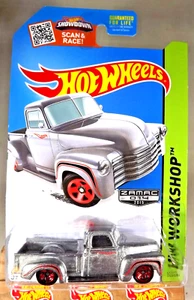 2015 Hot Wheels Walmart #14 Zamac #244 HW Workshop-Then and Now '52 CHEVY Zamac - Picture 1 of 5