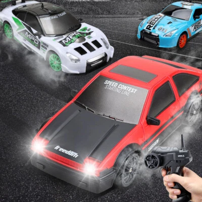 1:24 2.4G Drift RC Car Remote Control Model Rc AE86 Vehicle Toy Four-wheel Speed - Image 1 of 4