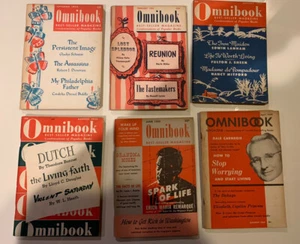 Lot of 6 Omnibooks from 1950's Classics, Condensation of Popular Books - Bild 1 von 2