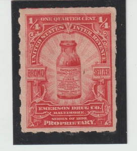 Scott # RS280 MHOG  Private Die Medicine Emerson Drug - Picture 1 of 4