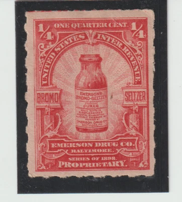 Scott # RS280 MHOG  Private Die Medicine Emerson Drug - Image 1 of 4