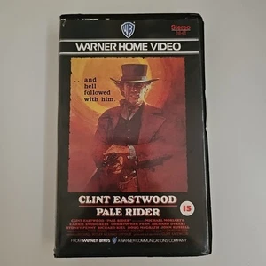 Pale Rider - Warner Big Box Ex Rental vhs video tape - Clint Eastwood - Picture 1 of 4