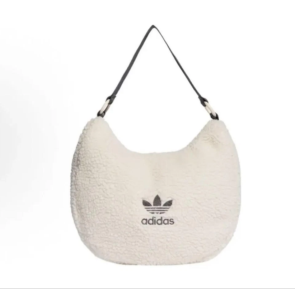 Adidas Women's Shoulder Bag Wonder White II3399 Fleece with bag