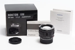 Voigtländer Nokton 1.2/50Mm VM Asph. Black For Leica M - Picture 1 of 3