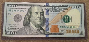 $100 DOLLAR BILL US BILL STAR NOTE, SERIES 2013, MB 29644603* - Picture 1 of 2