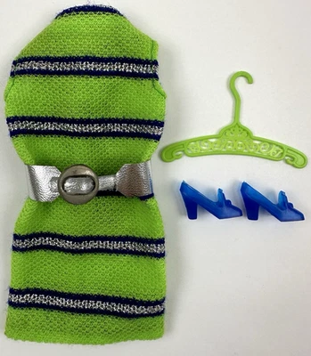 VESTIDO VINTAGE AÑOS 70 MATE BARBIE NOW TEJIDO #1452 OUTFIT Foto 1 de 4